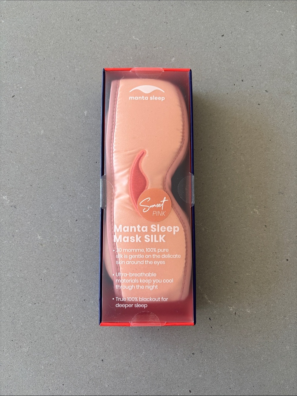 Manta Sleep Silk Sleep Mask